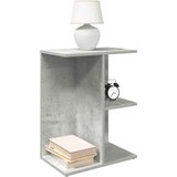 vidaXL Nočna omarica 2 kosa betonsko siva 46,5x29x61 cm inženirski les | Shoptok.si