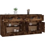  Komode 2 kom boja dimljenog hrasta od konstruiranog drva | shoptok.hr