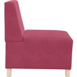 SOFA Stolice 3 pcs boja crnog vina 55 x 74 x 82 cm Baršun | shoptok.hr