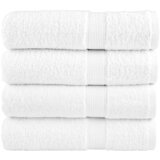  Ručnici za tuširanje SOLUND 4 kom bijeli 70x140 cm 600 gsm | shoptok.hr
