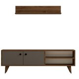 Hanah home tv polica erho walnut anthracite