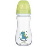 Canpol baby flašica široki vrat, antikolik - easy start- 300 ml - toys horse - zelena Cene