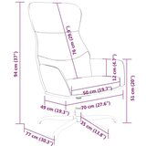  Stol za sproščanje svetlo sivo blago, (20957916) | Shoptok.si