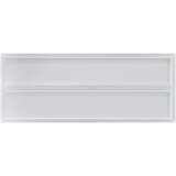  Zidne police 2 kom 100 x 40 cm srebrne nehrđajući čelik | shoptok.hr