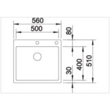 Blanco sudoper CLARON 500-IF/A InFino DURINOX, s dalj.upr. PushControl Cijene