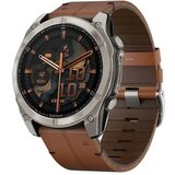 Garmin Chestnut Leather 010-Smart sat Fenix 8 51 mm AMOLED, Sapphire | ePonuda.com