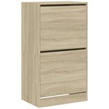 Maison Chic Omarice za obutev - Kopa za čevlje z 2 predaloma sonoma hrast 60x42x108 cm, (21777708) Cene