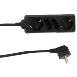  Kabel s utičnicama (Broj šuko utičnica: 2 Kom., Crne boje, 1,4 m, 3.500 W) Cijene