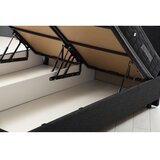 Hanah home bračni krevet vitalia 140 x 200 anthracite