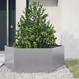 Maison Chic Vrtno korito - Greda - Cvetlični Lonec šestkotnik 46x40x45 cm pocinkano jeklo, (21790533) | Shoptok.si