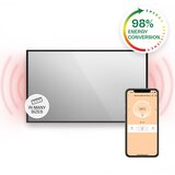 Klarstein La Palma 1000 smart ohrievač 2 v 1 Infračervený konvektor 120x60cm 1000W zrkadlová predná časť | shoptok.hr