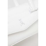 Patrizia Pepe Kožna torba boja: bijela | shoptok.hr