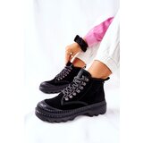 Kesi Leather Trapper Boots Big Star II274363 Black | Eponuda.ba