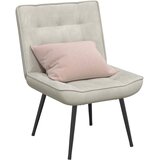  Stolica za opuštanje krem 64x74x84 cm baršun | shoptok.hr