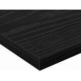 Police za knjige 4 pcs Crna 40 x 40 x 1,5 cm Konstruirano drvo | shoptok.hr