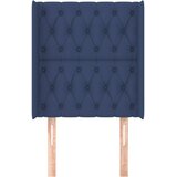  Uzglavlje s ušima plavo 83x16x118/128 cm od tkanine | shoptok.hr