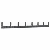 vidaXL gabion košara u-oblike z 8 stebri železo 860x20x100 cm | Shoptok.si