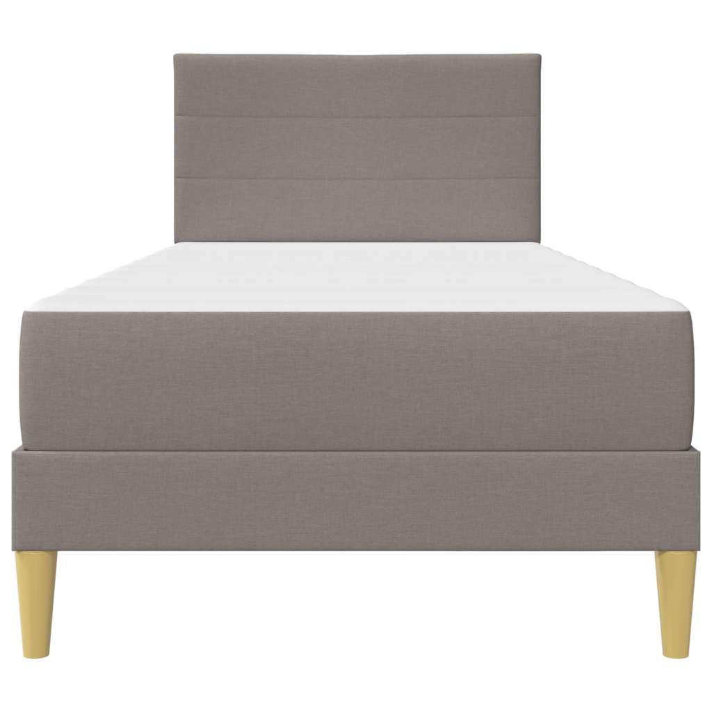  Okvir za krevet Sivo-smeđa 90 x 200 cm Poliester - Sivo-smeđa 90 x 200 cm | shoptok.hr