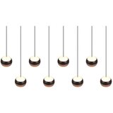 Trio Select Crna/u bakrenoj boji LED viseća svjetiljka s metalnim sjenilom Orbit – | shoptok.hr