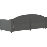  Dnevni krevet na razvlačenje bez madraca tamnosivi 80x200 cm | shoptok.hr
