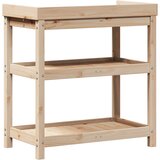  Stol za sadnju s policama 82,5x45x86,5 cm od masivne borovine | shoptok.hr