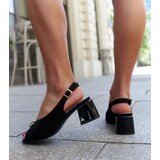 D/CEO Black sandals on a block heel Millo | shoptok.hr