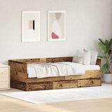  Krevet na dan Staro drvo 90 x 190 cm Konstruirano drvo | shoptok.hr