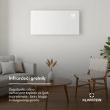 Klarstein Wonderglass infrardeča plošča | 720 W | 15 m² | Moderna steklena zasnova | 120 cm x 68 cm | Shoptok.si