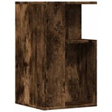 Furnova Stranska mizica dimljeni hrast 35x35x60 cm inženirski les, (21914704) | Shoptok.si