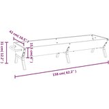  Pladanj za roštilj srebrni 158 x 42 x 31 cm nehrđajući čelik | Eponuda.com