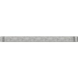  Povišena vrtna gredica od pocinčanog čelika 507x100x36 cm srebrna | Eponuda.com