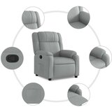  Naslonjač od tkanine svjetlosivi | shoptok.hr