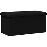  Sklopiva klupa za pohranu Crna 180 kg 80 L 77 x 38 x 38 cm | shoptok.hr
