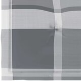 vidaXL Vrtne stolice sa sivim kariranim jastucima 6 kom od tikovine | shoptok.hr