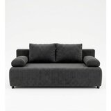 P & B ZOFA S POSTELJNO FUNKCIJO, temno siva tekstil | Shoptok.si