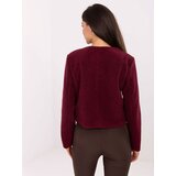 RUE PARIS Jacket-IT-KR-FL9586.64-burgundy | Shoptok.si