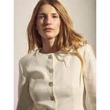 Reserved Sako s visokim udjelom lana - bijela | shoptok.hr