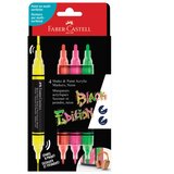 Marker AKRILNI OBOSTRANI SHAKE&PAINT NEON FABER CASTELL 285505/4BOJE BLISTER | Shoptok.si