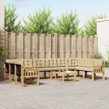  Set vanjskih sofa 11 kom. Bijela i bež | shoptok.hr
