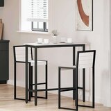  Stol Bijelo 100 x 40 x 101 cm Inženjerska drva i čelik | shoptok.hr