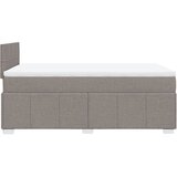  Krevet s oprugama i madracem smeđesivi 120 x 190 cm od tkanine | shoptok.hr
