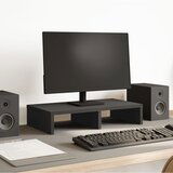 vidaXL Stojalo za monitor črna 50x27x10 cm inženirski les Cene