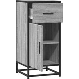  Komoda boja hrasta sonome 35,5x35x76 cm konstruirano drvo metal | shoptok.hr