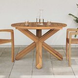 vidaXL Vrtni stol Ø109x74 cm Masivno tikovino | shoptok.hr