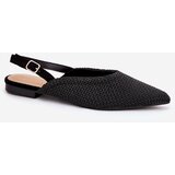 Boto Ballet Flats With Braiding And Pointed Toes Black Hefion | Shoptok.si