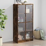 vidaXL Visoka komoda s vratima 68x37x142 cm konstruirano drvo | shoptok.hr