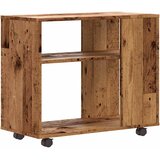 vidaXL Stranska miza Old Wood 70x35x55 cm Inženirski les | Shoptok.si