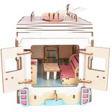 3d drvena slagalica - KAMP VOZILO