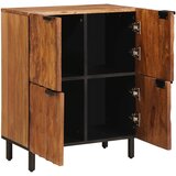  Kreveta Finš acacije smeđa 60 x 33 x 75 cm Čvrsto drvo manga | shoptok.hr