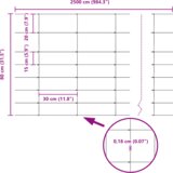 vidaXL Ograjni stebri 11 kosov U-kanal 80 cm Galvanizirano jeklo | Shoptok.si